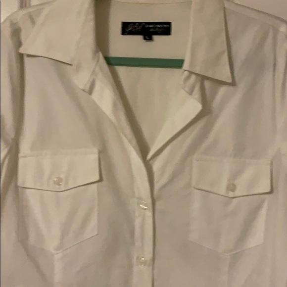 ABS by Allen Schwartz Cotton Work Shirt - Picture 2 of 5